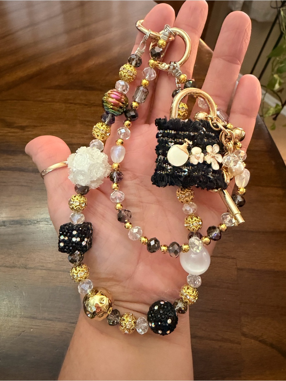Beautiful Statement Bag Charm / Phone Charm / Keychain